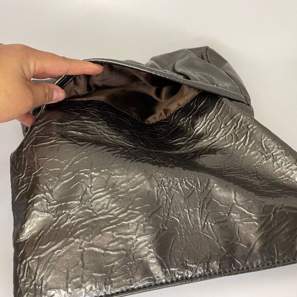 Old Navi bag for women Synthetic leather, color Gray. Pre-owned - Picture 6 of 7